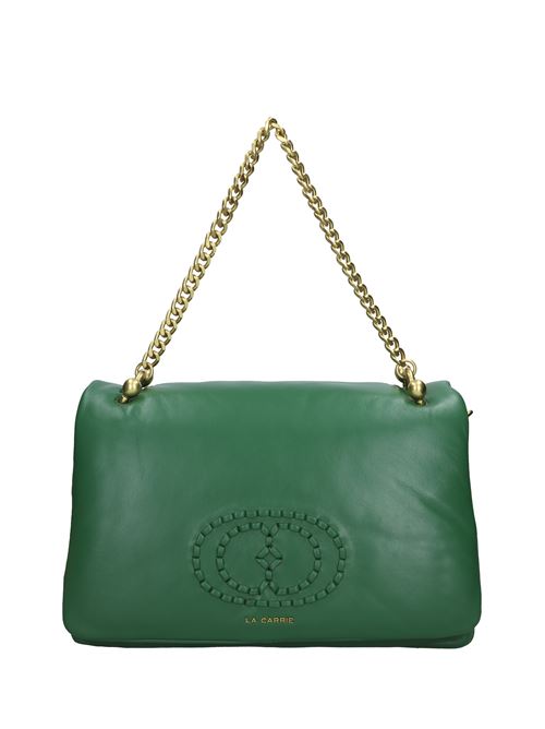 Borsa WOVEN LOGO in pelle LA CARRIE | 142P-TA-172-LEAVERDE